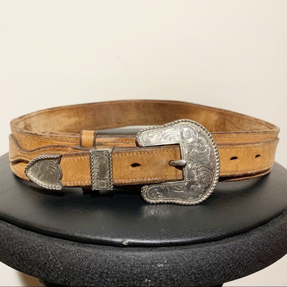 🌸 Leather Western Style Metal Buckle Belt - Picture 6 of 6